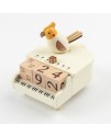 小鋼琴日曆音樂盒 木質音樂盒 MUSIC BOX